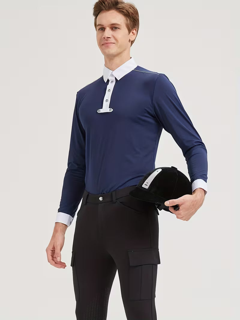 EquiptSport Men's Equestrian Polo Shirt