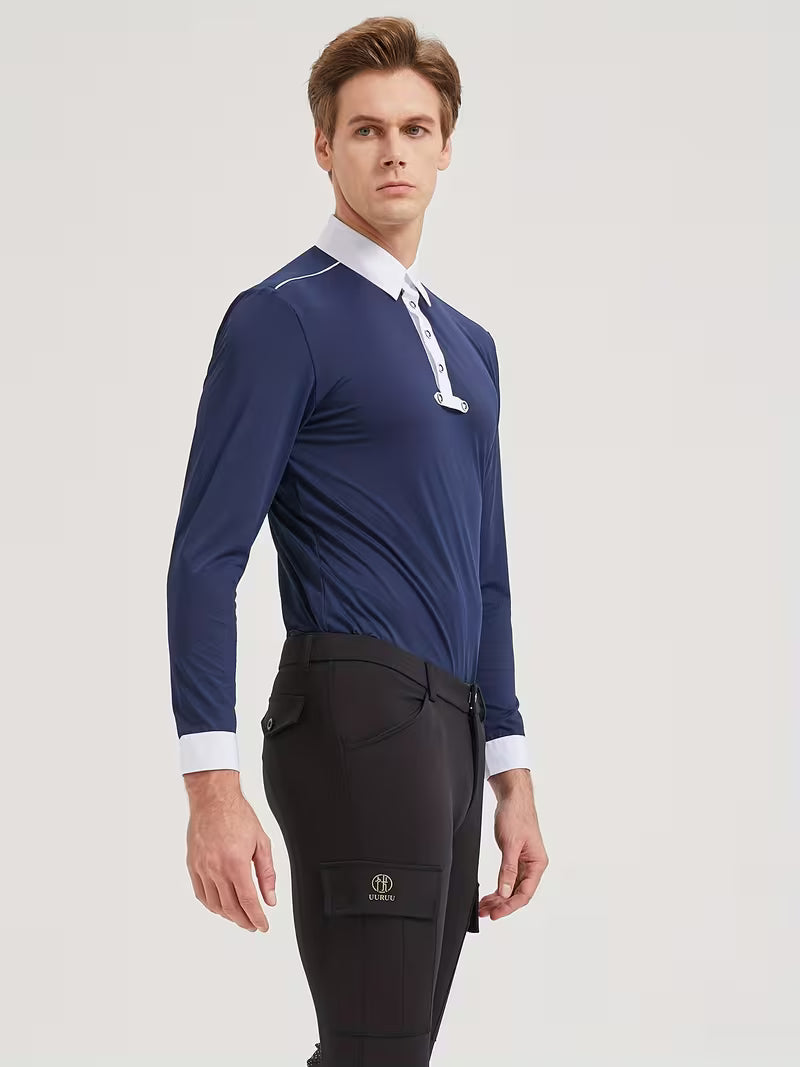 EquiptSport Men's Equestrian Polo Shirt